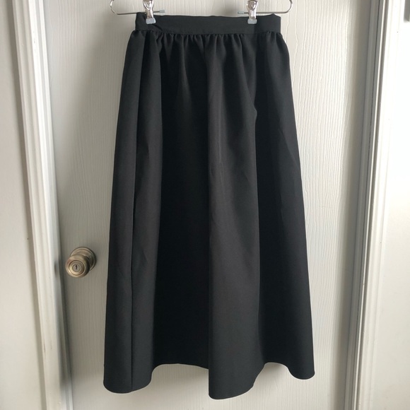 Vintage Simco Formal Wear Black Wrap Skirt - Picture 6 of 8
